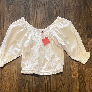 Kate spade poplin top NWT large